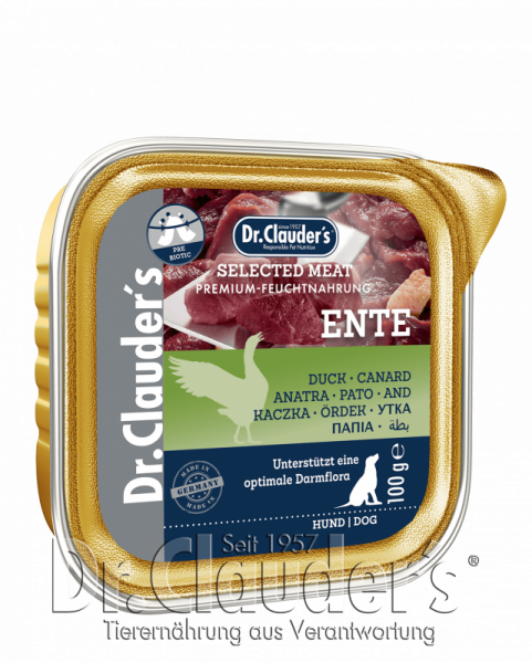 Dr. Clauder´s Selected Meat 100g ENTE