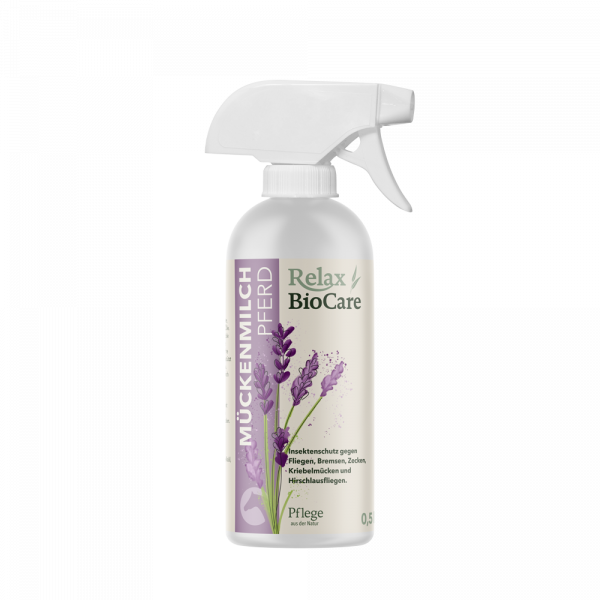 Relax Biocare Mückenmilch Pferd 500ml