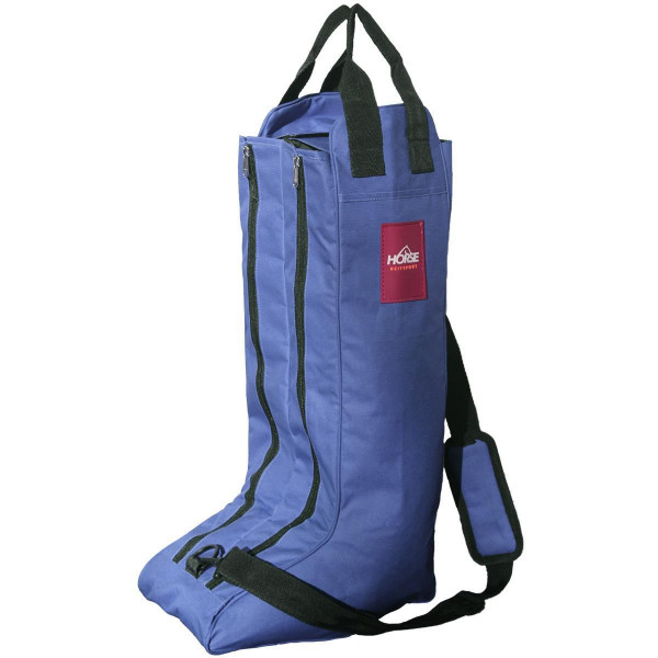 Horse Reitsport Stiefeltasche blau