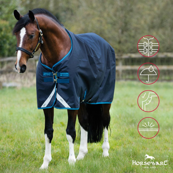 Horseware Amigo Bravo 12 Turnout 0g navy/white