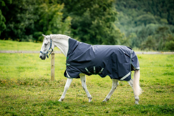 Horseware Rambo Wug Lite 0g Black/Thunderstorm Grey & Silver