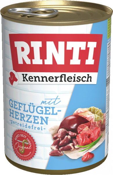 Rinti Kennerfleisch Geflügelherzen 400g